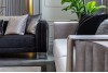 Bella Silver Sofa Set 3+3+1