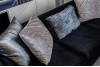 Bella Silver Sofa Set 3+3+1