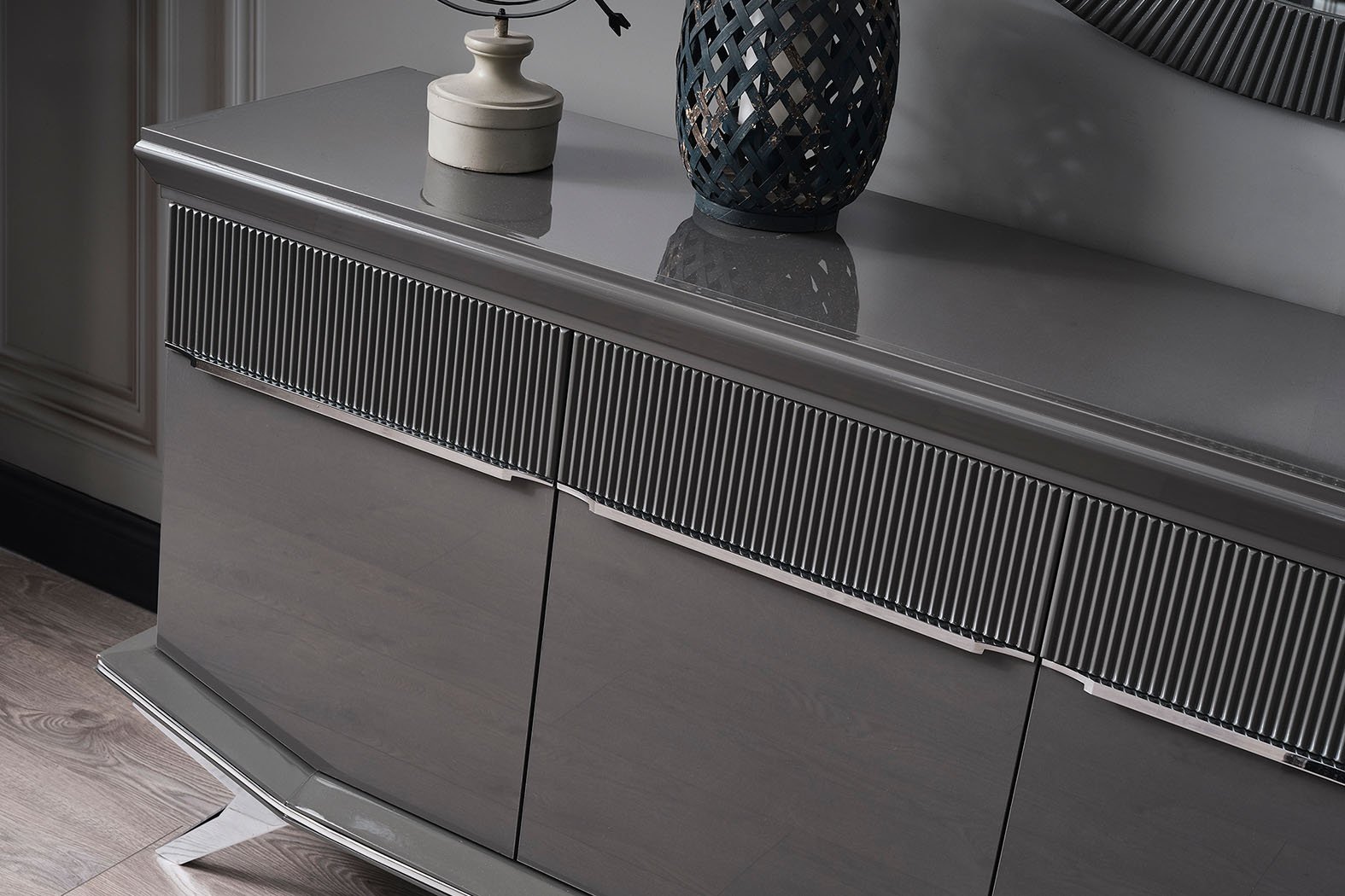 Asian Silver Console