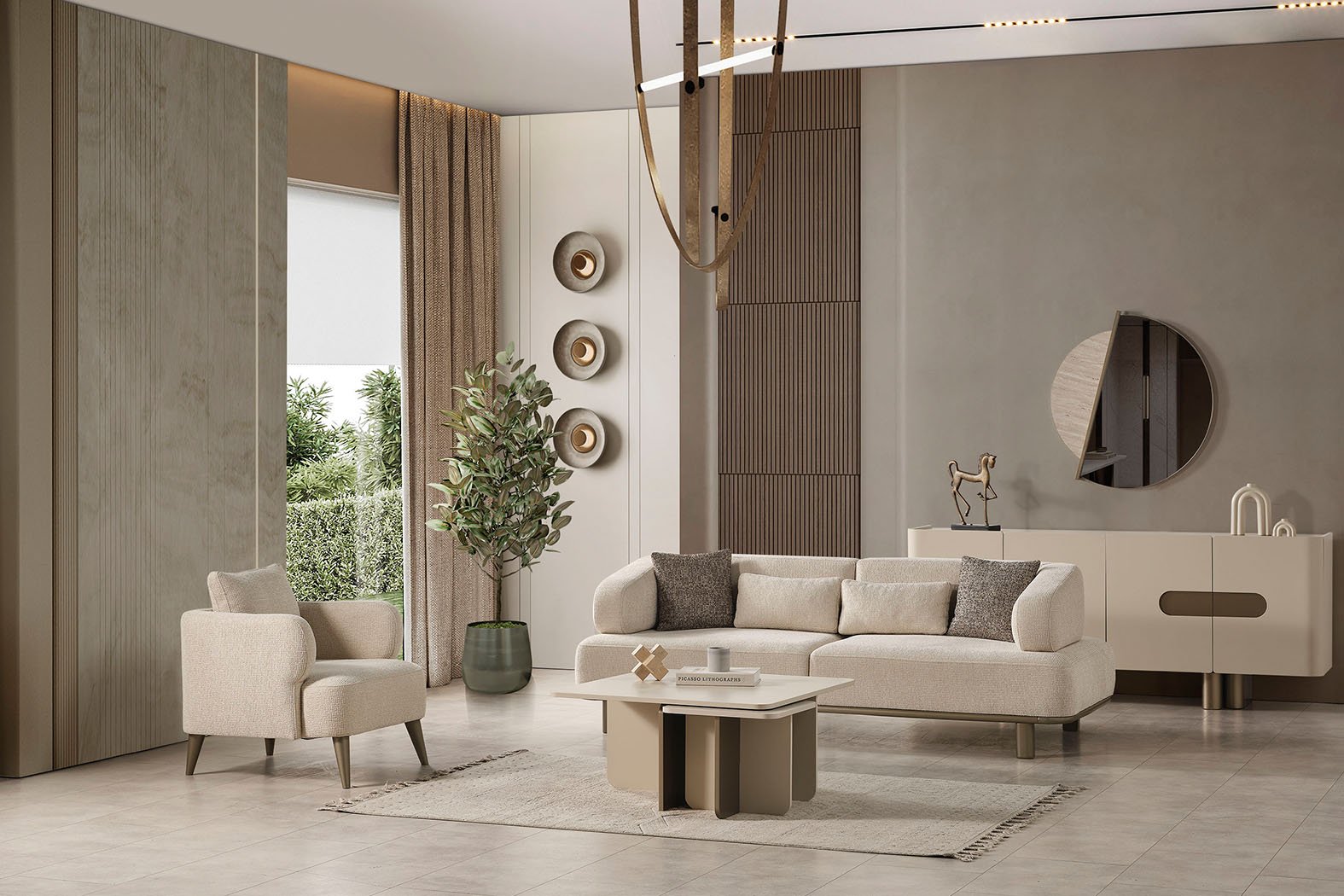 Pier Sofa Set 3+3+1 Pier Sofa Set 3+3+1