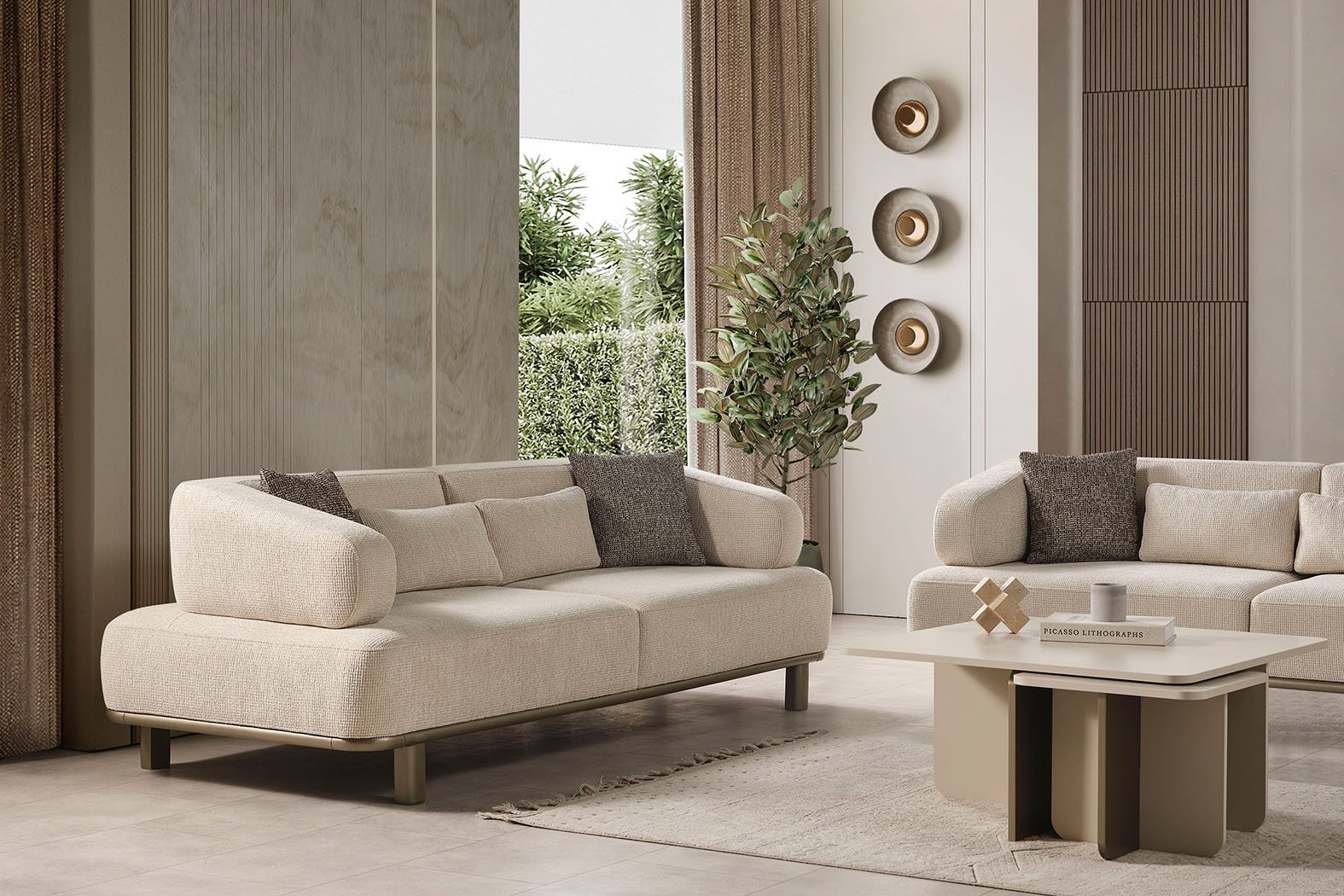 Pier Sofa Set 3+3+1 Pier Sofa Set 3+3+1