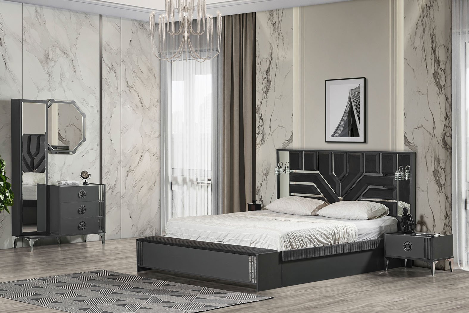 Roman Bedroom