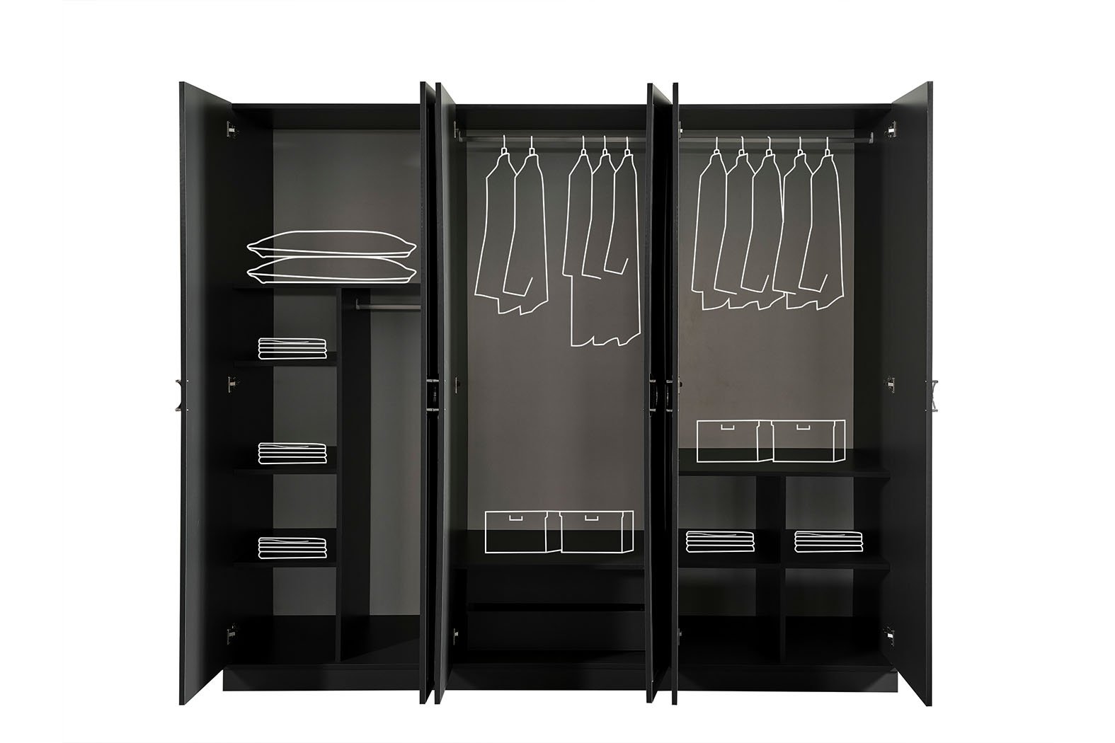 Rome 6 Door Cabinet
