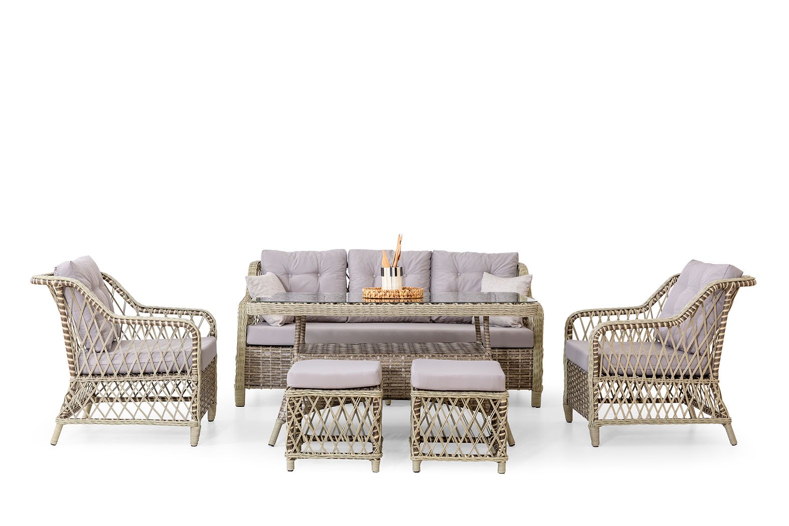 Ilgaz Light Gray Sofa Set Ilgaz Light Gray Sofa Set