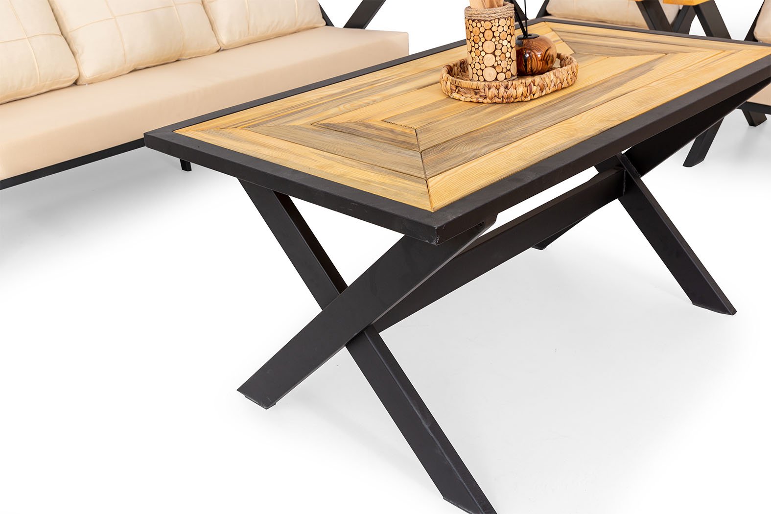 Oltu Black Garden Sofa Set Oltu Black Garden Sofa Set